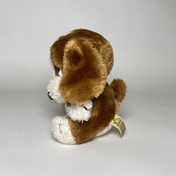 1981 Applause Sad Puppy Dog Plush Stuffed Animal Floppy Ears Bassett Hound - Picture 3 of 9